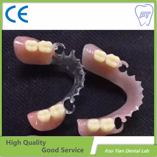 Prothèse amovible de cadre de bâti de Chrome de cobalt adaptée aux besoins du client