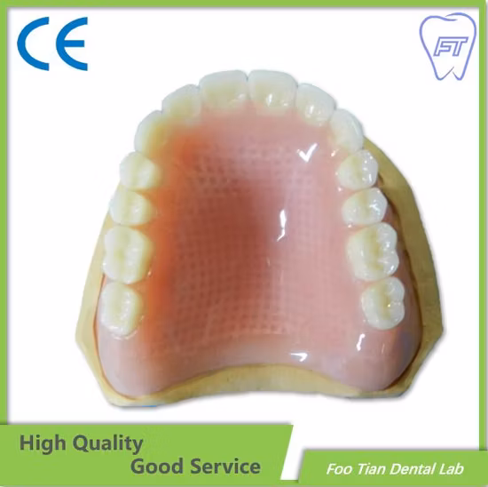 Hot Sale Removable Denture Dental Cobalt Chrome Casting Framework Denture