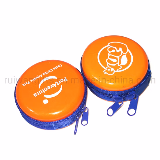 Pruse de pièce de monnaie ronde en métal de conception personnalisée avec impression de logo